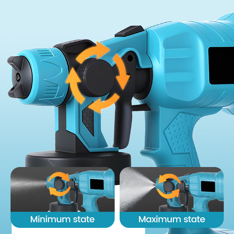 Wireless electric paint sprayer