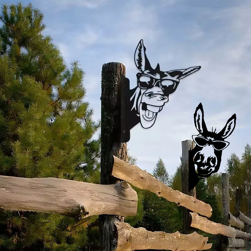 Turn a plain fence into a conversation starter
