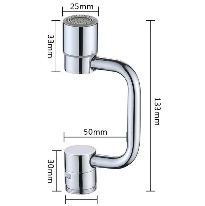 🔥U shape 1080° Rotating Robotic Arm Universal Faucet Filter🔥🔥
