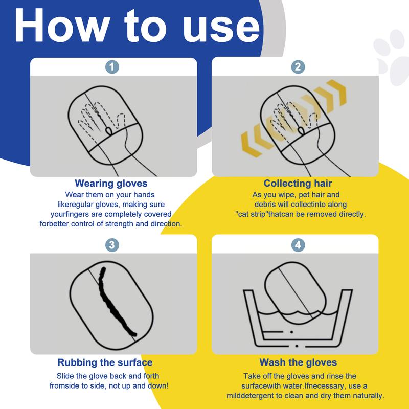 Pet Hair Removal Gloves