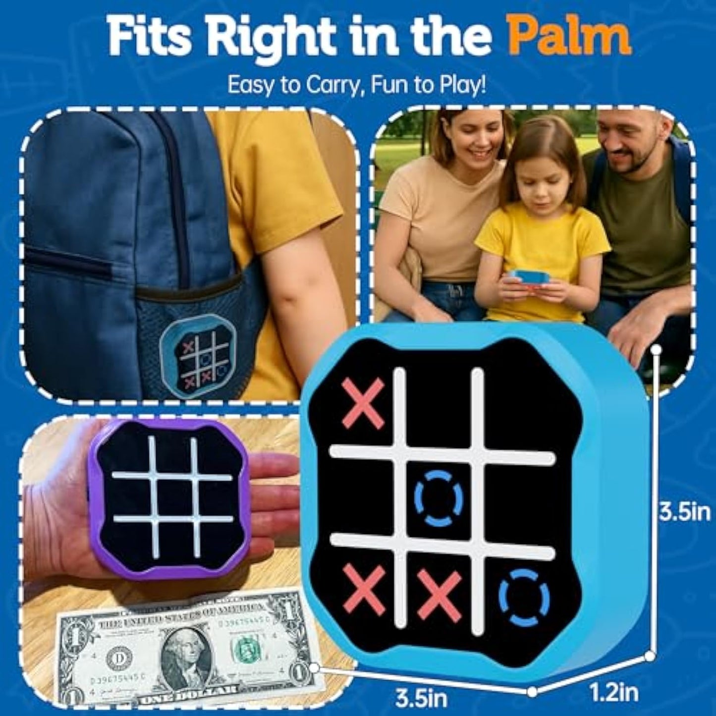 3 in 1 Tic-Tac-Toe Bolt