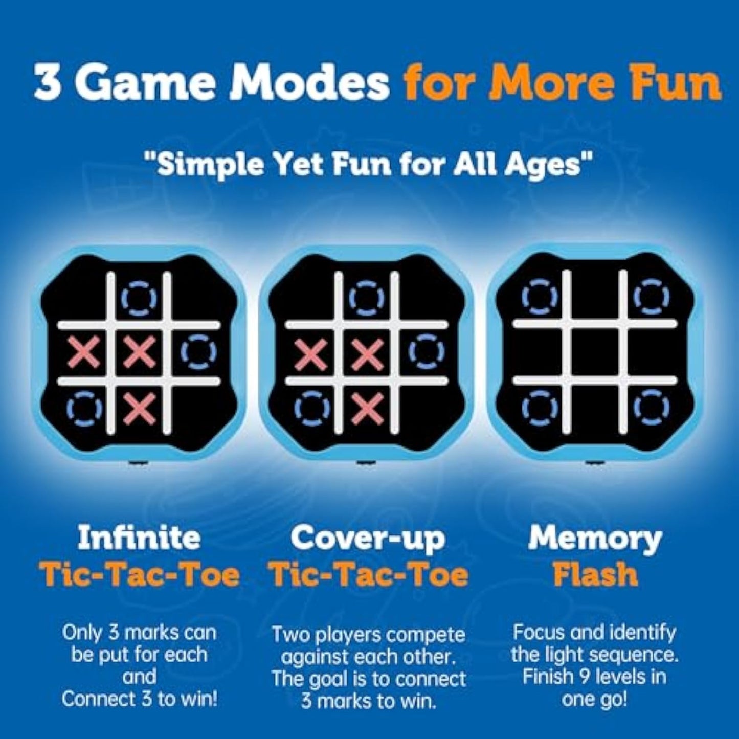 3 in 1 Tic-Tac-Toe Bolt