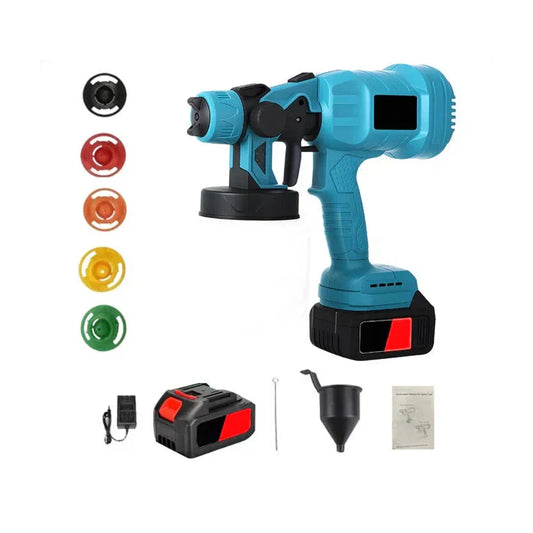 Wireless electric paint sprayer