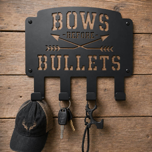 Bows Before Bullets Gear Rack
