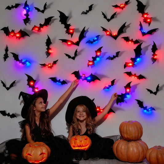 3D LED Bat Wall Décor