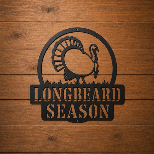 Longbeard Season Metal Sign