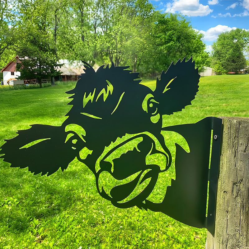 Funny Farm Fence Animals
