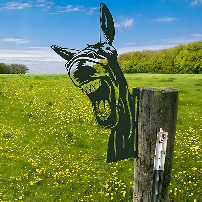 Funny Farm Fence Animals
