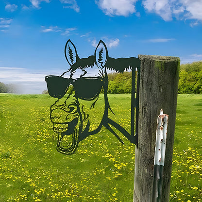 Funny Farm Fence Animals