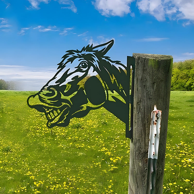 Funny Farm Fence Animals