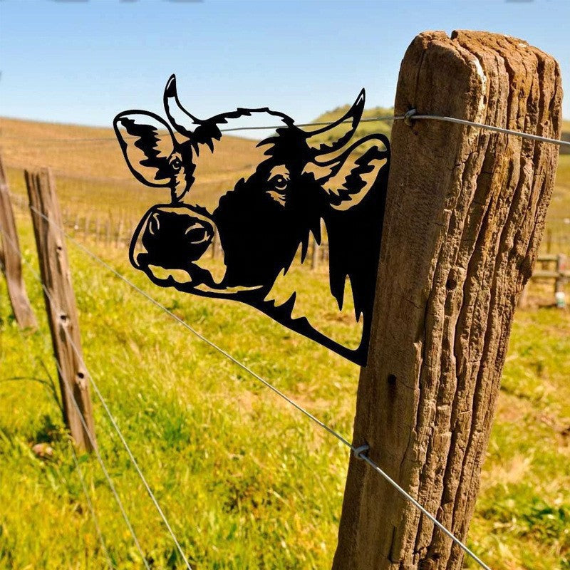 Funny Farm Fence Animals