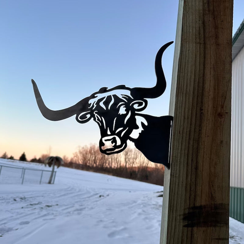 Funny Farm Fence Animals