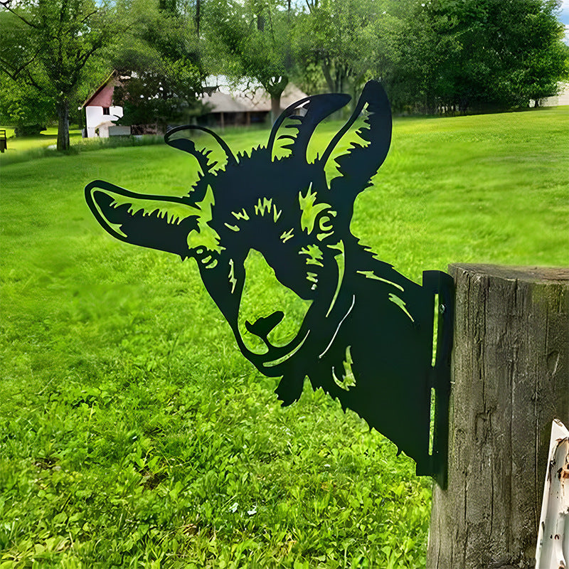 Funny Farm Fence Animals