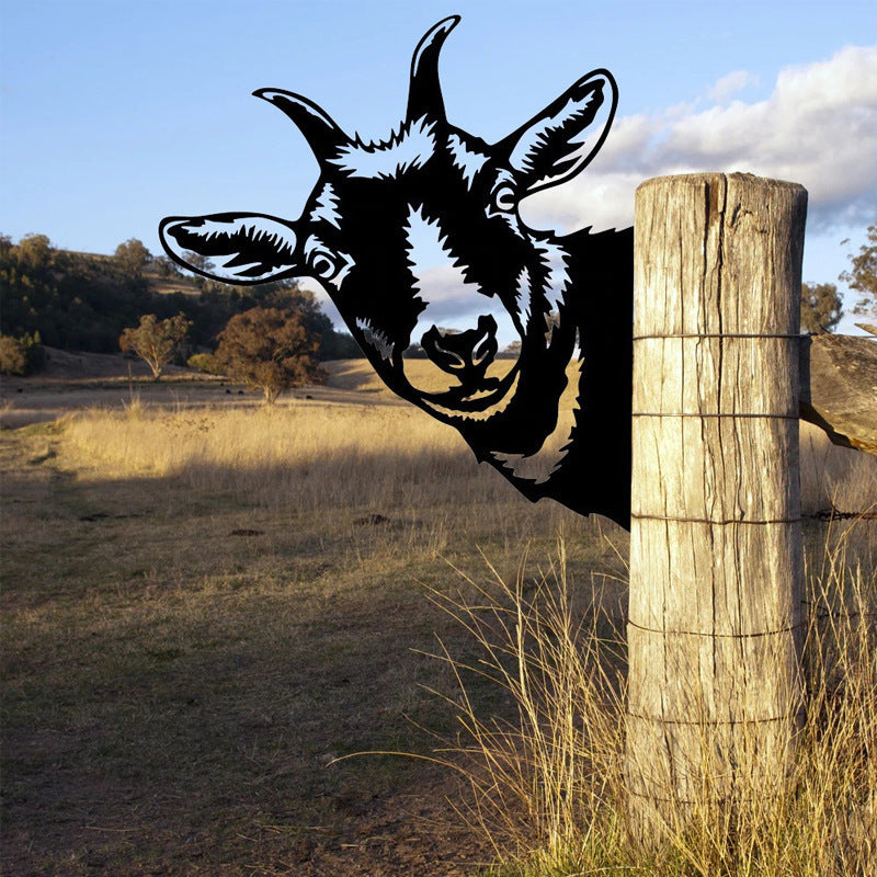 Funny Farm Fence Animals
