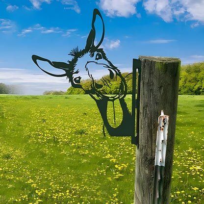 Funny Farm Fence Animals