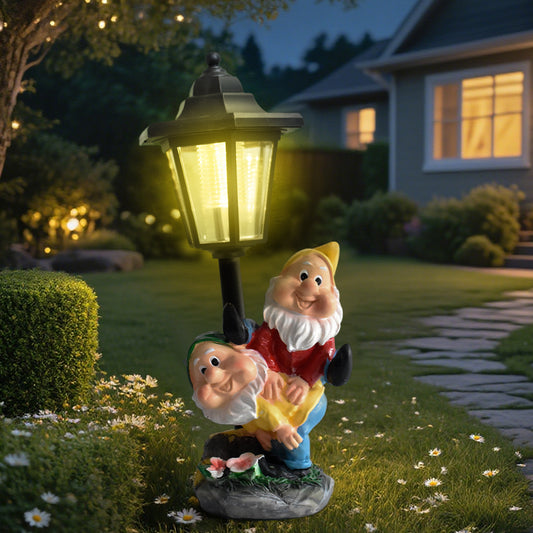 Funny Solar Gnome Light for Garden