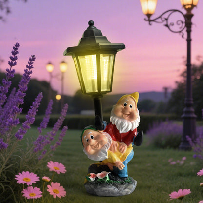 Funny Solar Gnome Light for Garden