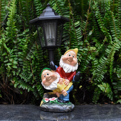 Funny Solar Gnome Light for Garden