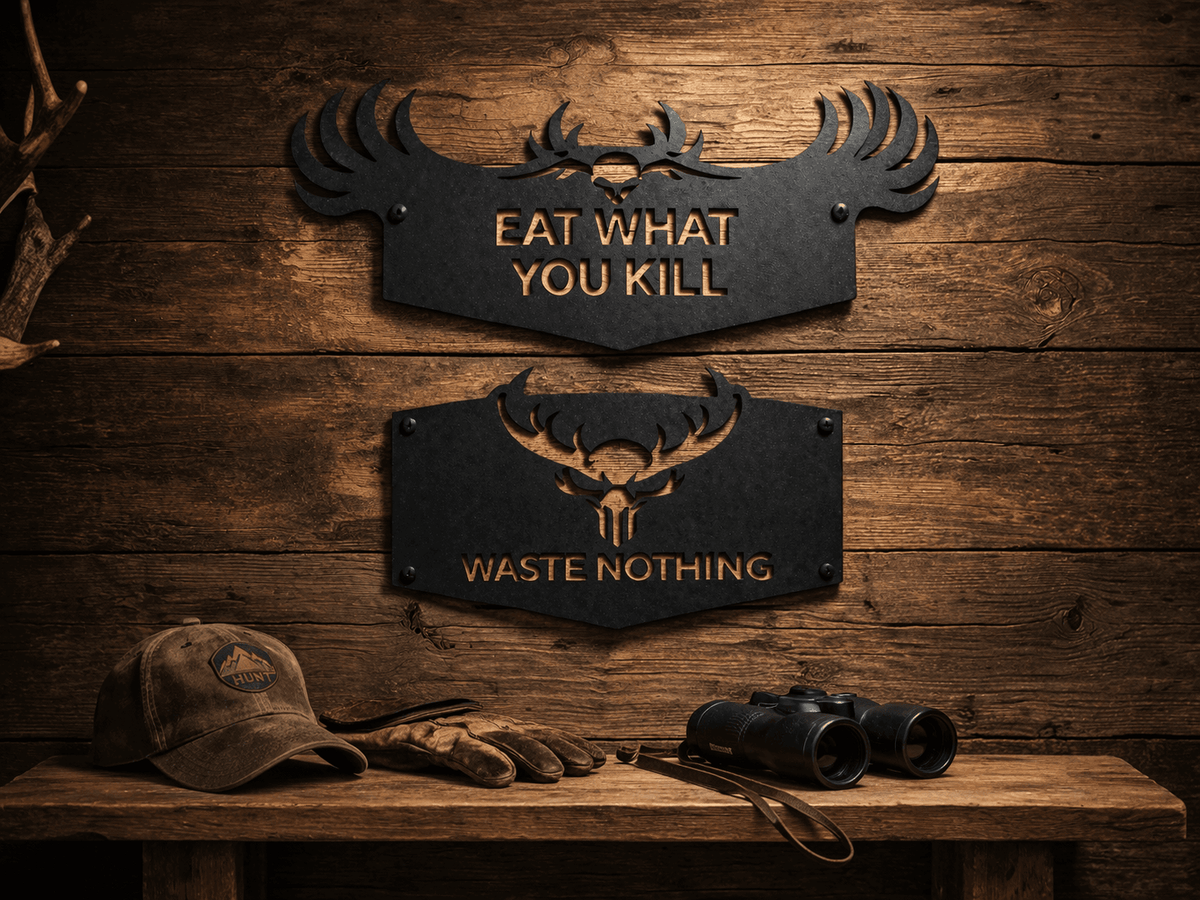 Not just hunting decor — a statement for people who mean it.