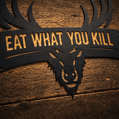 Classic Hunting Metal Sign Set