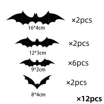 3D LED Bat Wall Décor
