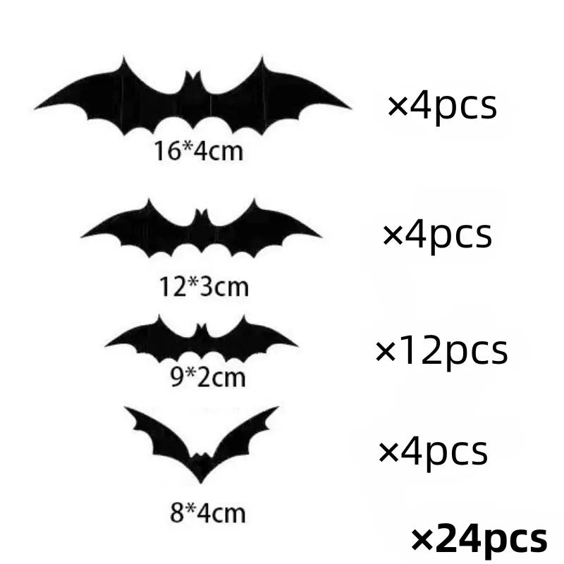 3D LED Bat Wall Décor