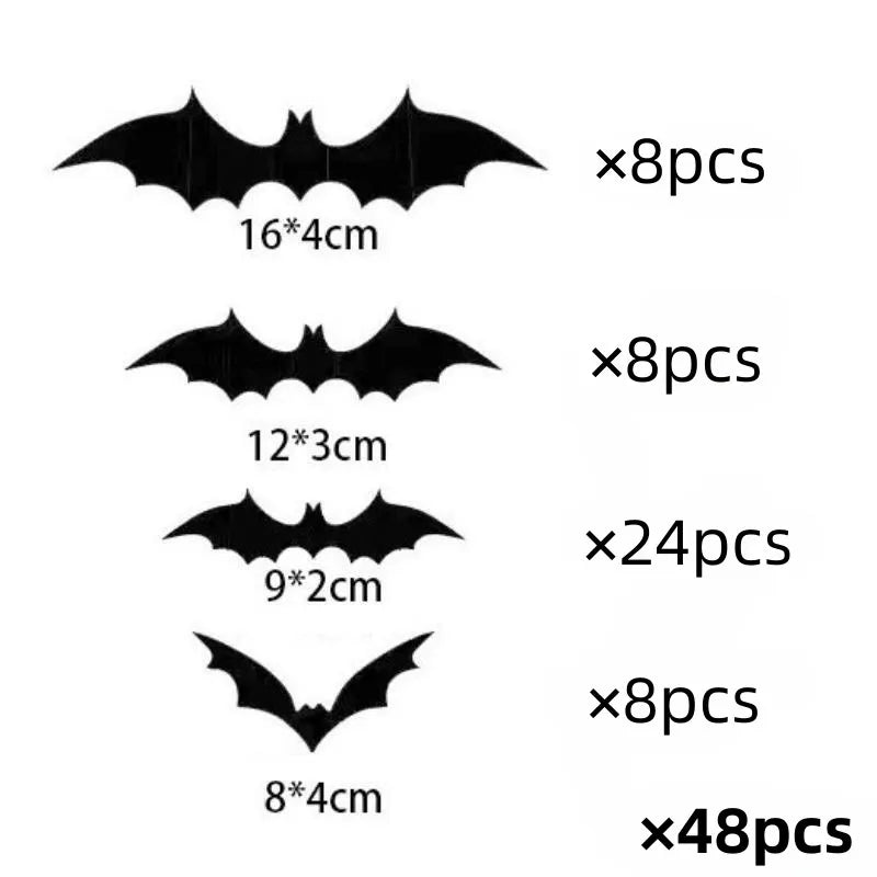 3D LED Bat Wall Décor
