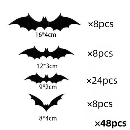 3D LED Bat Wall Décor